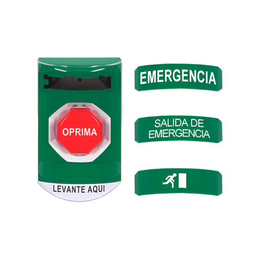Stopper Station 3-Pack, Green, Spanish, CP-SS13-ES