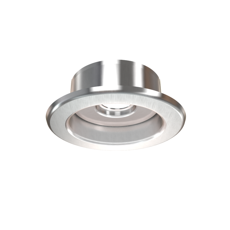 Lansdale 100-225-00260 1/2" 2pc Semi Recessed Escutcheon - SHORT Chrome- 1/2" Adjustment