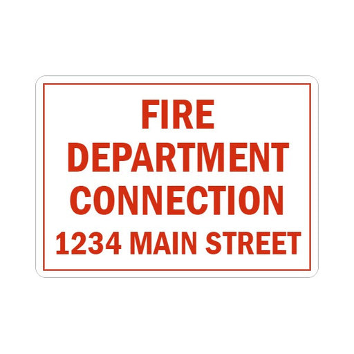 FDC Custom Sign, 10" x 14"