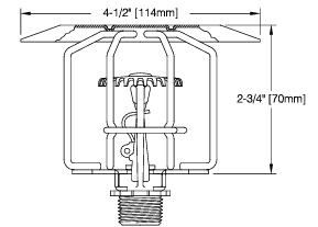 RASCO/Reliable D-3 Standard Upright Fire Sprinkler Head Guard