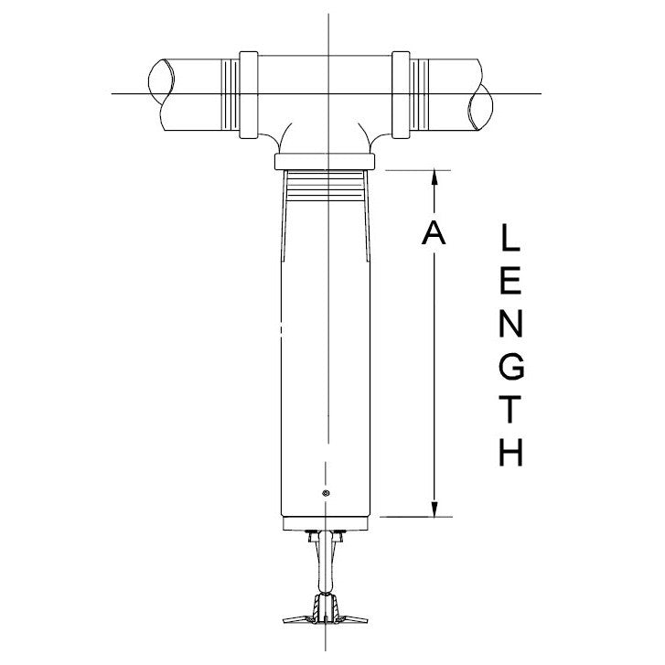 Fire Sprinkler Head, Viking Dry Sprinkler, VK150, 5.6K, Pendent, Standard Response, 1" NPT, Plain Barrel- Available In Multiple Configurations