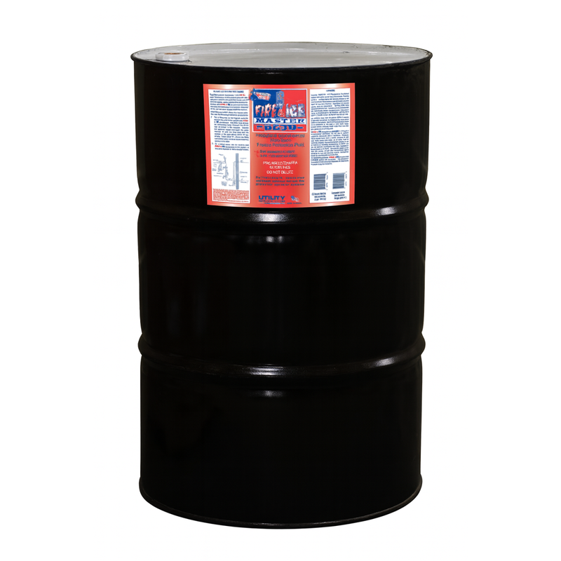 Fire & Ice Master 18-429 PG38 Antifreeze Propylene Glycol Based, For Fire Sprinkler Systems, 55 Gallon Drum