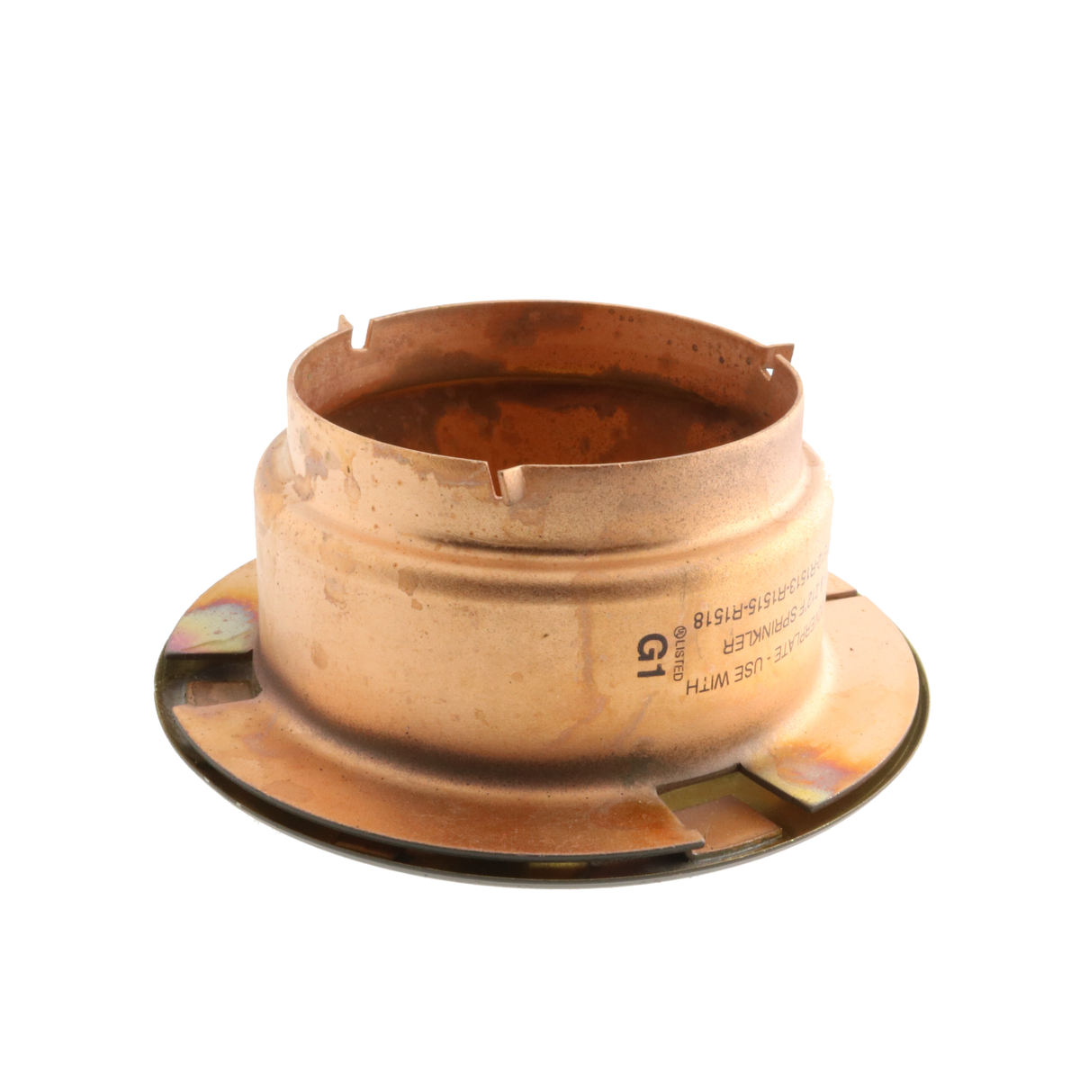 RASCO/Reliable Model G1 Concealed Fire Sprinkler Escutcheon, 165 Degre ...