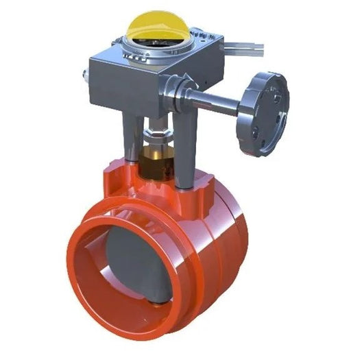 Kennedy Grooved Butterfly Valve With Tamper Tamper Switch - Available In Multiple Sizes