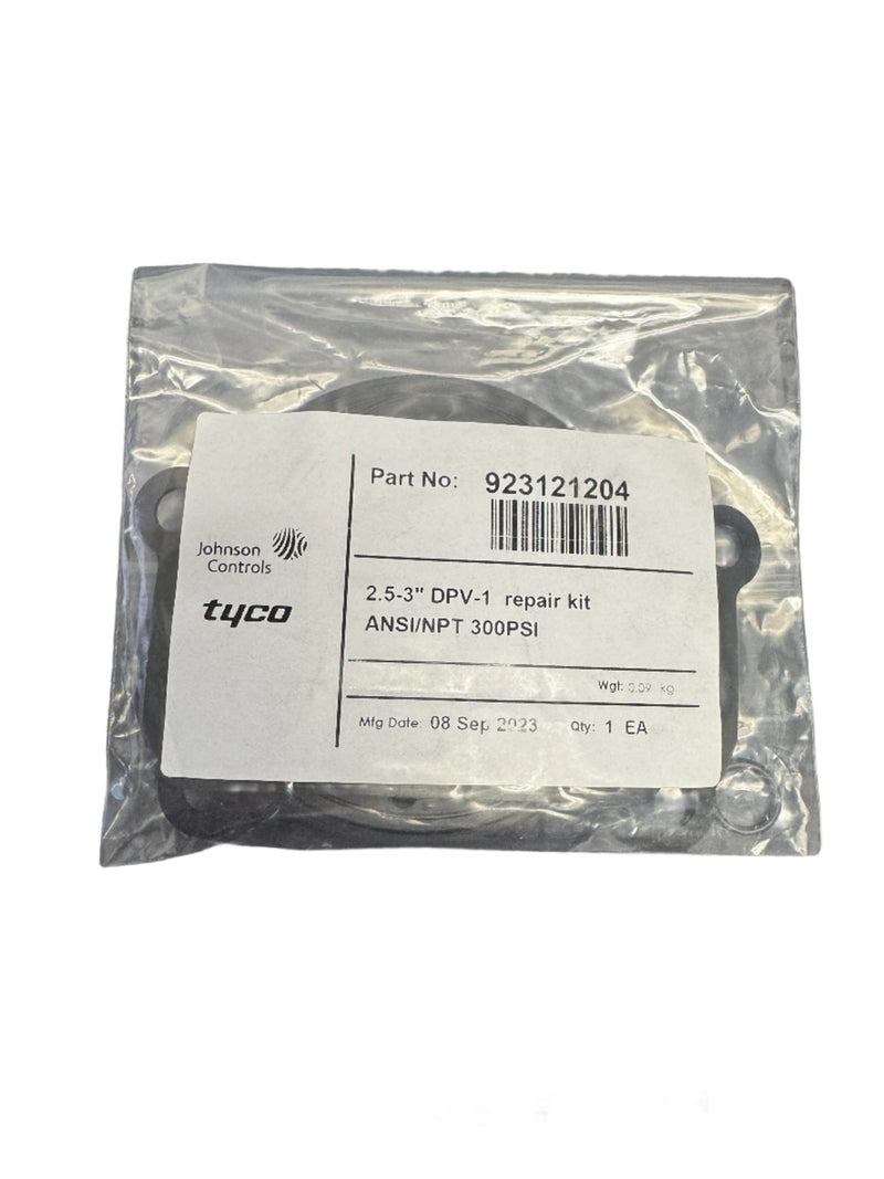 Tyco DPV-1 Dry Pipe Valve 2 1/2" and 3" Repair Parts Kit, 92-312-1-204
