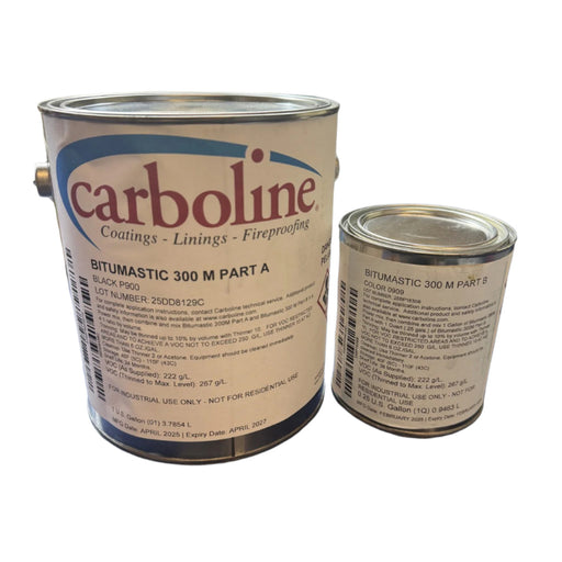 Carboline® Bitumastic 300M Coal-Tar Epoxy Polyamide, 1.25 Gallon Kit