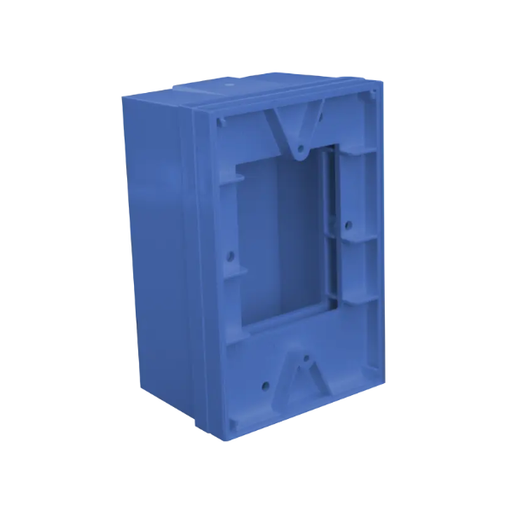 Blue Extended Surface Mount Kit for Stopper® Station Button Type 0, 1, 3 & 4, KIT-71102A-B