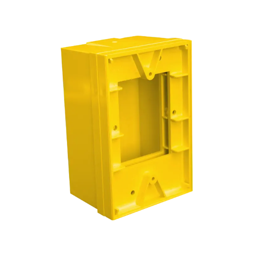 Yellow Extended Depth Surface Mount Kit for Stopper® Station Button Type 0, 1, 3 & 4, KIT-71102A-Y