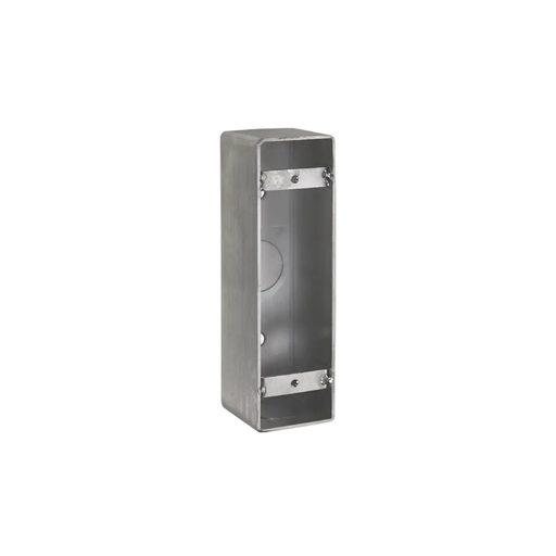 Slim/Mullion Surface Mount Back Box for NoTouch® Stainless Steel Button series, KIT-BB0SS