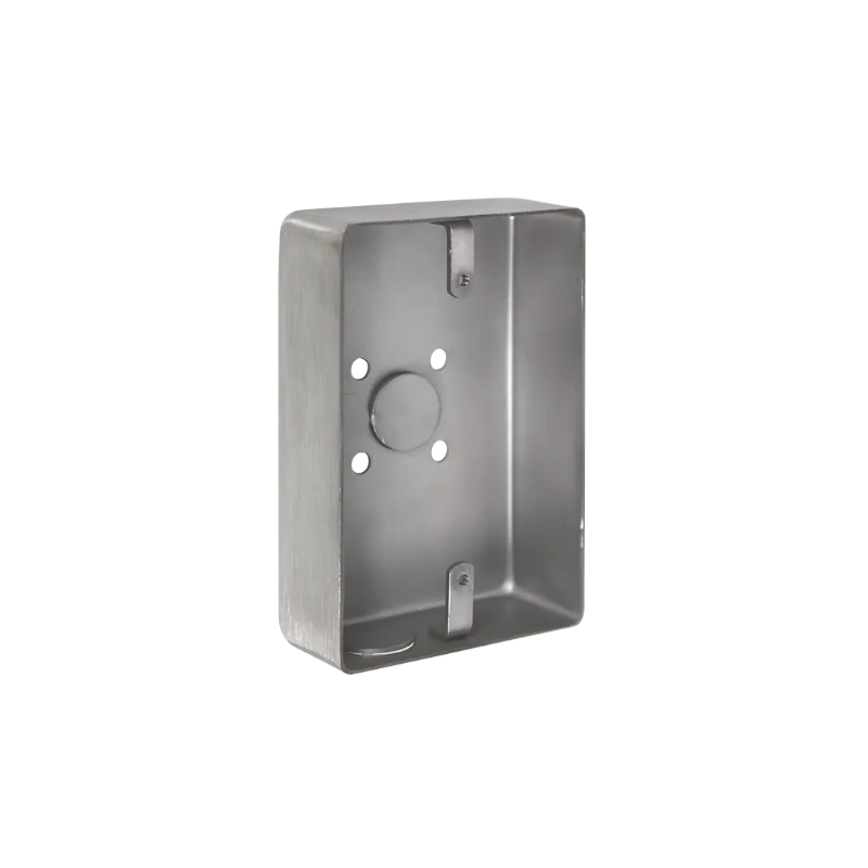 US Single Gang Surface Mount Back Box for NoTouch® Stainless Steel Button, KIT-BB1SS
