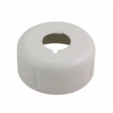 Lansdale 100-225-01840 1/2" NPT Cup #2 Short - Steel - White