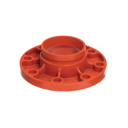 Lansdale 400-210-03108 GemLock Style F190 10" Painted Grooved Flange Adapter Nipple