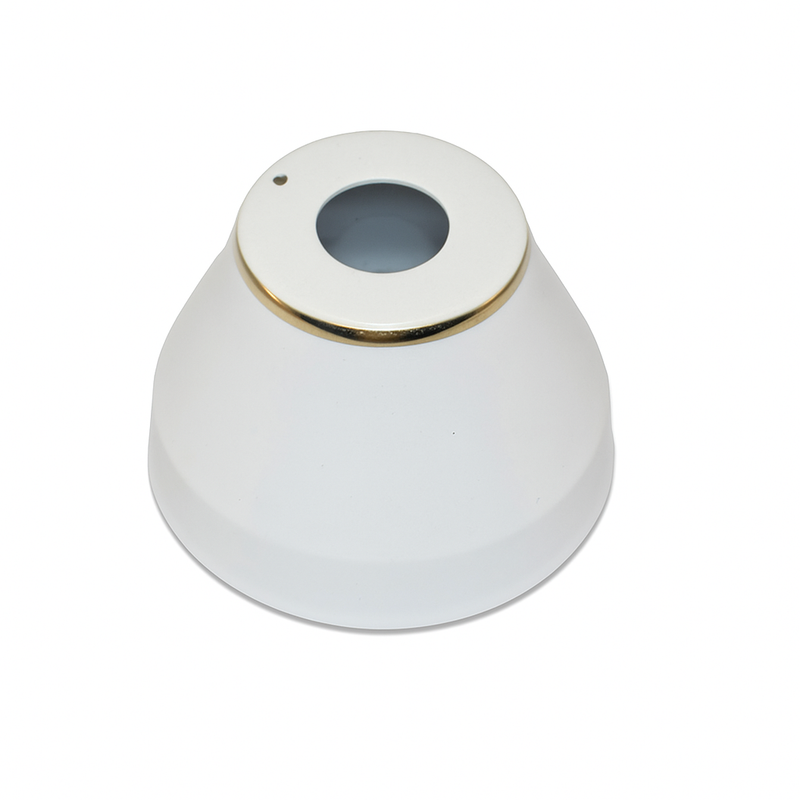 Lansdale 100-225-01160 1/2" NPT 1pc Canopy 1-1/4" Depth White C-125