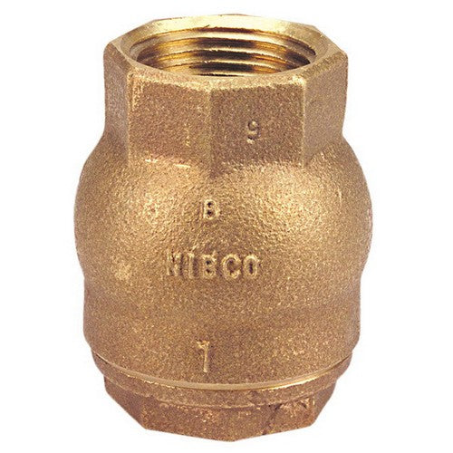 NIBCO® Ring Check® 1 1/4" Check Valve, Bronze , PTFE Disc, Threaded Ends - NL9318B