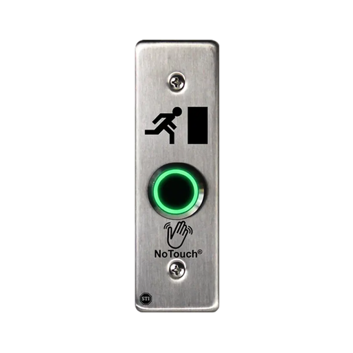 NoTouch® Stainless Steel Switch, Slim/Mullion Mount, Back Box, Door Symbol, NT-SS000-EN