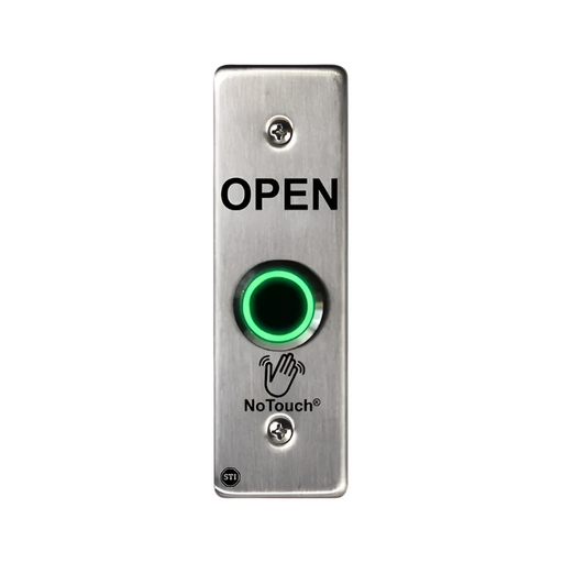 NoTouch® Stainless Steel Switch, Slim/Mullion Mount, Back Box, OPEN, NT-SS002-EN