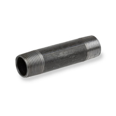 Lansdale 550-150-02500 Black Pipe Nipple, 1" x 6"