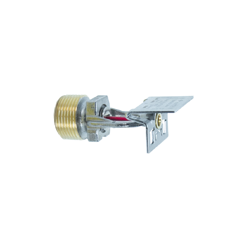 RASCO/Reliable® R4862, Model F1FR80 QREC, Horizontal Sidewall, Extended Coverage, 8.0K, QR, 3/4" NPT, Chrome, 155 Degree, F1FREC91CN, BK152135S8, Fire Sprinkler Head