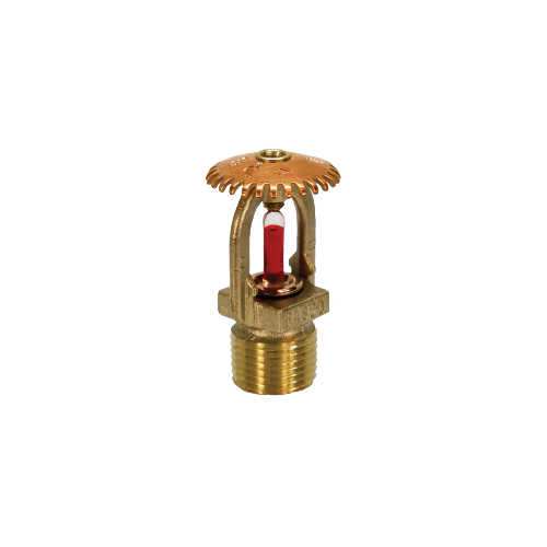 RASCO/Reliable® RA1321, Model F1-28, Upright, 2.8K, SR, 1/2" NPT, Brass, 155 Degree, F28U1BN, AA151124S9, Fire Sprinkler Head