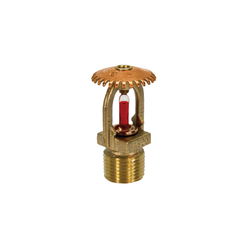 RASCO/Reliable® RA1323, Model F1-42, Upright, 4.2K, SR, 1/2" NPT, Brass, 155 Degree, F42U1B, AA151128R9, Fire Sprinkler Head