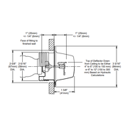 RASCO/Reliable® RA3333, Model F1RES 58 LL CCP, Low Lead, Residential, Concealed Pendent, 5.8K, QR, 1/2" NPT, Brass, 155 Degree, 58CCP1LL, CM151731P9, Fire Sprinkler Head - WeSupplyIt.com