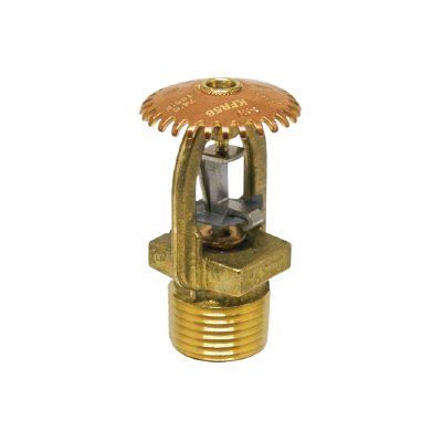 RASCO/Reliable® RA3624, Model KFR56, 5.6K, Upright, QR, 1/2" NPT, Brass, 165 Degree, KFR56U1B, MA161132R9, Fire Sprinkler Head