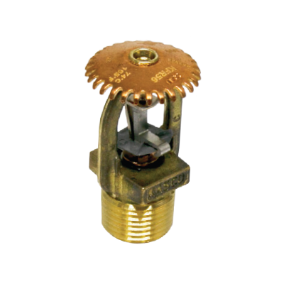 RASCO/Reliable® RA3924, Model KFR56-300, 5.6K, Upright, QR, 1/2" NPT, Brass, 165 Degree, KFR56U1B3, MF161132R9, Fire Sprinkler Head