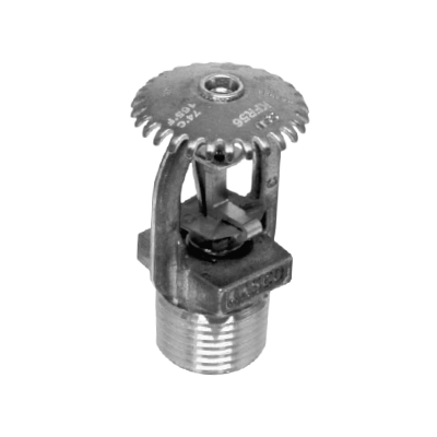 RASCO/Reliable® RA3924, Model KFR56-300, 5.6K, Upright, QR, 1/2" NPT, Chrome, 165 Degree, KFR56U1C3, MF162132R9, Fire Sprinkler Head