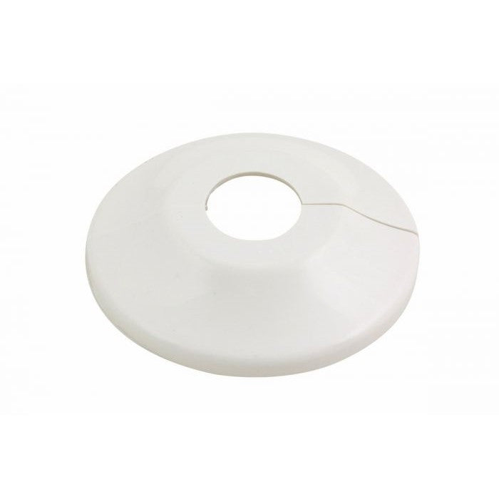 Retrofit One Piece Escutcheon Plastic - White