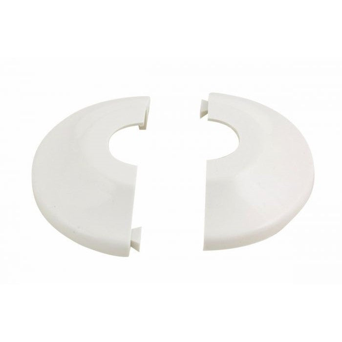 Retrofit One Piece Escutcheon Plastic - White