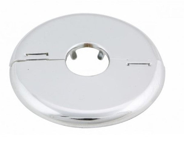 Retrofit Flat Fire Sprinkler Escutcheon, Steel, Split, 3/4" NPT, Chrome - WeSupplyIt.com