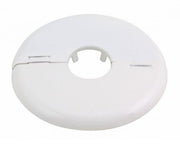 Retrofit One Piece Fire Sprinkler Escutcheon Steel - White