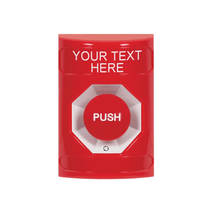 Custom Labeling, Buttons Only, Turn To Reset, Red, SS2001ZA-EN