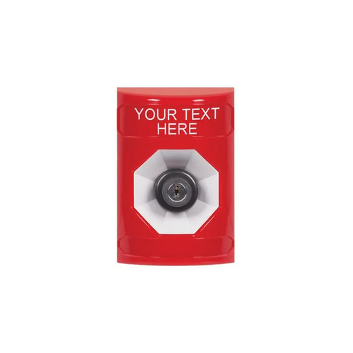 Custom Labeling, Buttons Only, Key To Activate, Red, SS2003ZA-EN