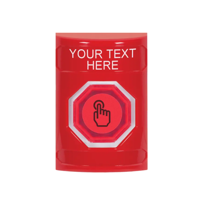 Custom Labeling, Buttons Only, Momentary Illuminated Button, Red, SS2006ZA-EN