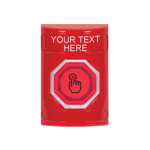Custom Labeling, Buttons Only, Momentary Illuminated Button, Red, SS2006ZA-EN