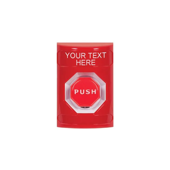Custom Labeling, Buttons Only, Pneumatic Illuminated Bar, Red, SS2008ZA-EN