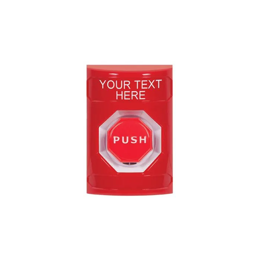 Custom Labeling, Buttons Only, Pneumatic Illuminated Bar, Red, SS2008ZA-EN