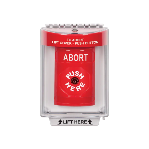 Standard Labeling, Buttons With Universal Stopper Flush, Key To Reset, Red, SS2030AB-EN