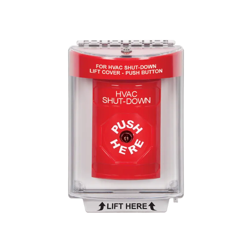 Standard Labeling, Buttons With Universal Stopper Flush, Key To Reset, Red, SS2030HV-EN