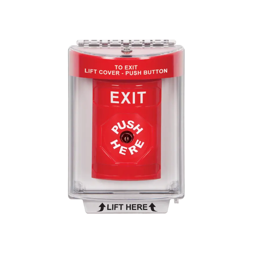 Standard Labeling, Buttons With Universal Stopper Flush, Key To Reset, Red, SS2030XT-EN