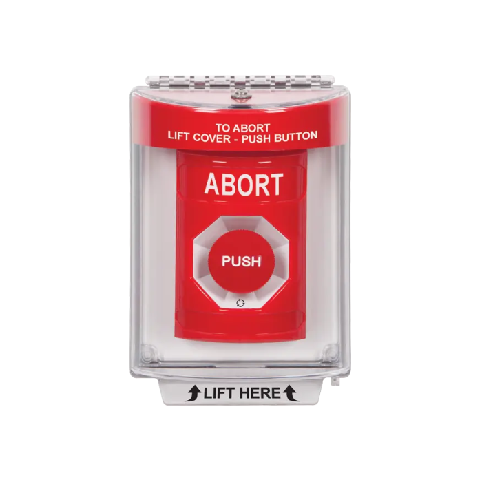 Standard Labeling, Buttons With Universal Stopper Flush, Turn To Reset, Red, SS2031AB-EN