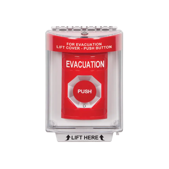 Standard Labeling, Buttons With Universal Stopper Flush, Turn To Reset, Red, SS2031EV-EN