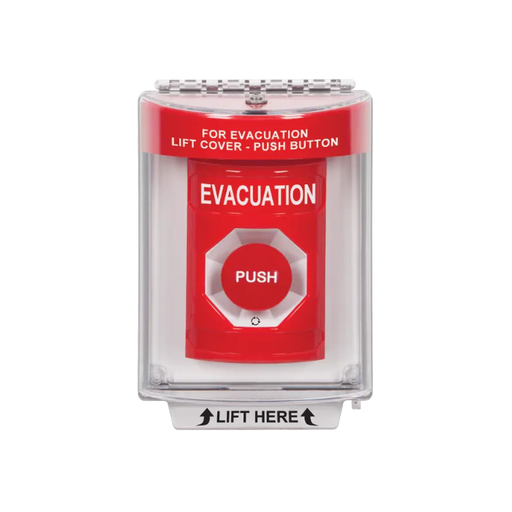 Standard Labeling, Buttons With Universal Stopper Flush, Turn To Reset, Red, SS2031EV-EN