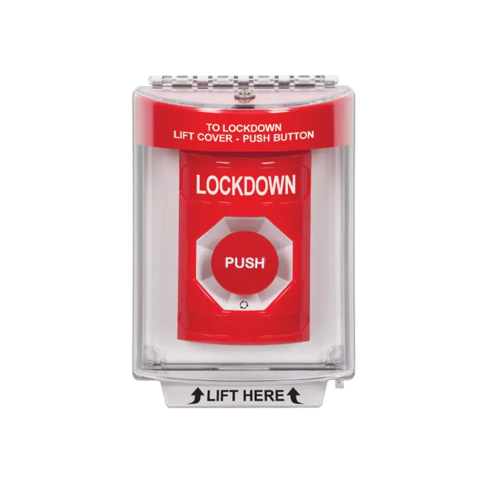 Standard Labeling, Buttons With Universal Stopper Flush, Turn To Reset, Red, SS2031LD-EN