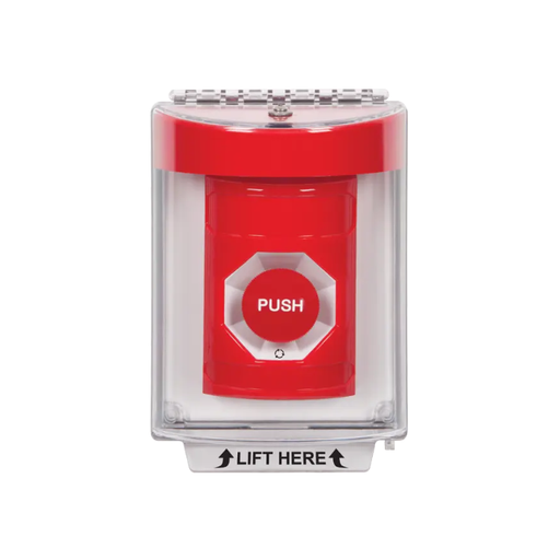 Standard Labeling, Buttons With Universal Stopper Flush, Turn To Reset, Red, SS2031NT-EN