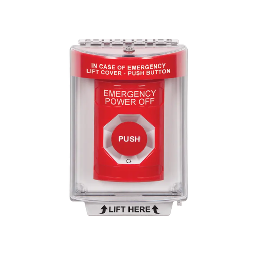 Standard Labeling, Buttons With Universal Stopper Flush, Turn To Reset, Red, SS2031PO-EN
