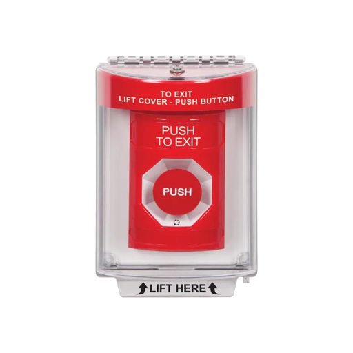 Standard Labeling, Buttons With Universal Stopper Flush, Turn To Reset, Red, SS2031PX-EN