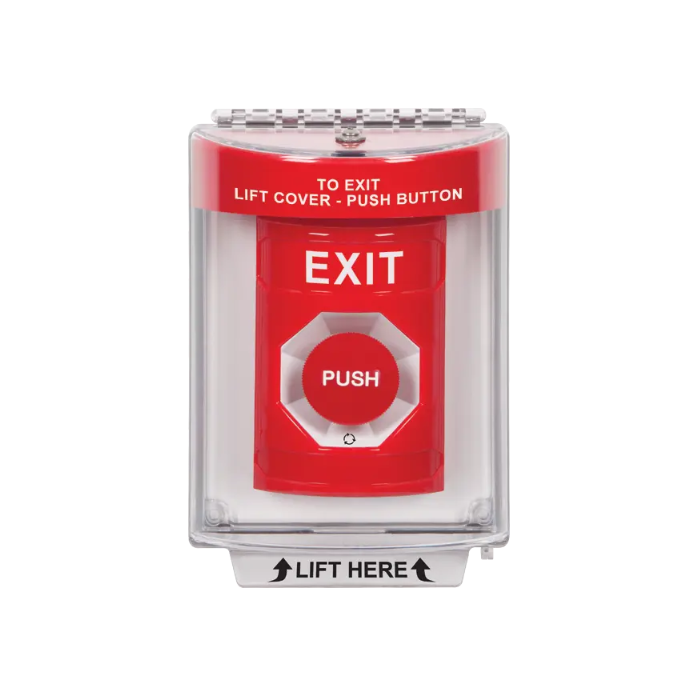 Standard Labeling, Buttons With Universal Stopper Flush, Turn To Reset, Red, SS2031XT-EN
