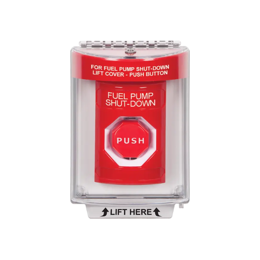 Standard Labeling, Buttons With Universal Stopper Flush, Key To Reset Illuminated, Red, SS2032PS-EN